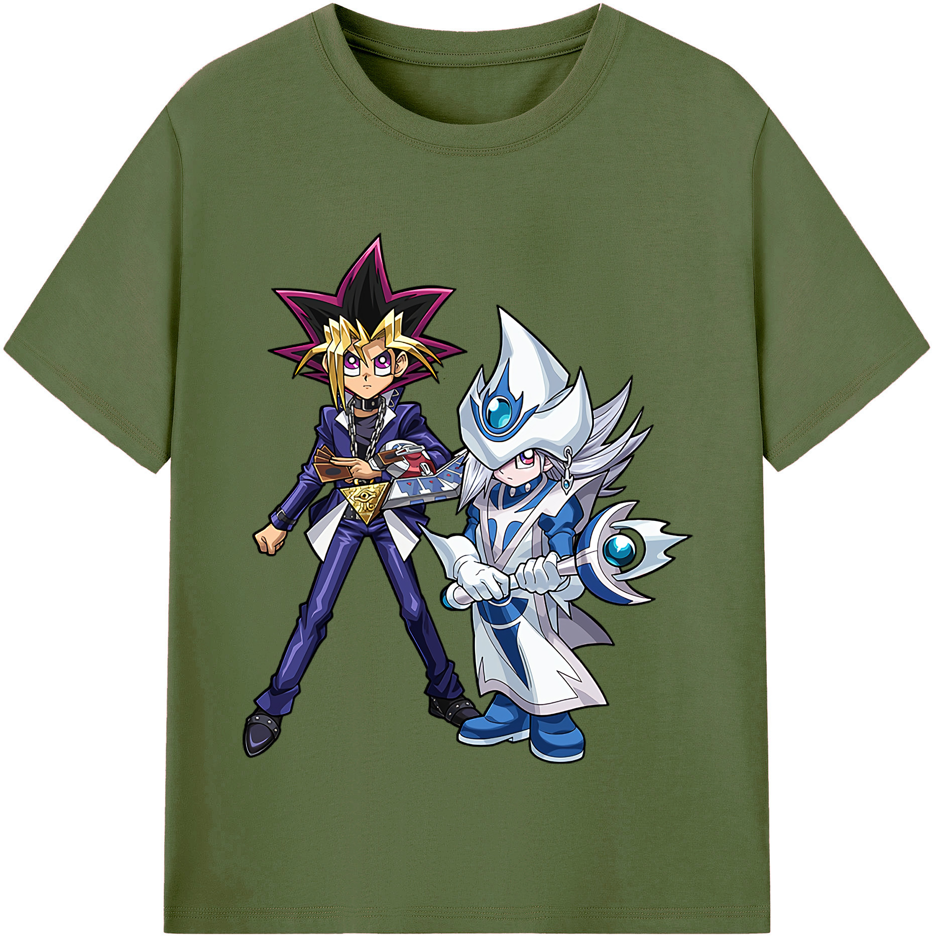 （画像用） 遊☆戯☆王 Yu-Gi-Oh! 綿100％半袖Tシャツ（フロントプリント）